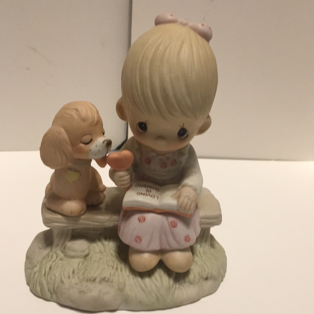 Jonathan and David  Loving is Sharing Figurine 1979